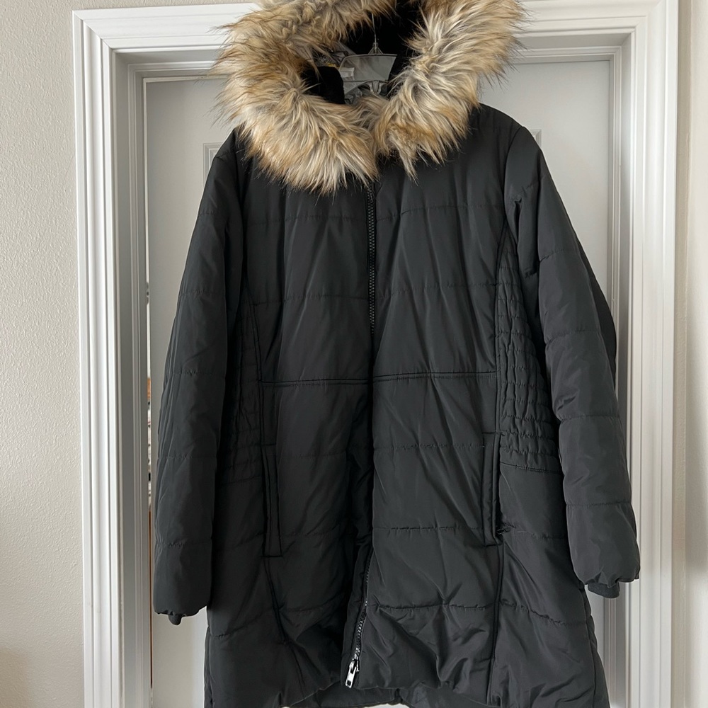 Torrid black winter coat